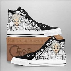 The Promised Neverland Converse - Norman High Top Shoes | Anime Converse AG0512