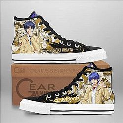 Angel Beats Converse - Angel Beats Hideki Hinata High Top Shoes | Anime Converse AG0512