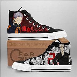 Tokyo Revengers Converse - Takashi Mitsuya High Top Shoes | Anime Converse AG0512