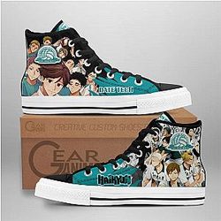 Haikyuu Converse - Date Tech High Top Shoes | Anime Converse AG0512