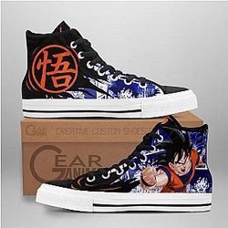 Dragon Ball Converse - Goku High Top Shoes | Anime Converse AG0512