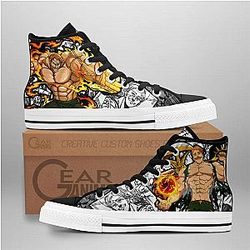 Seven Deadly Sins Converse - Escanor High Top Shoes | Anime Converse AG0512