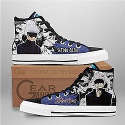 Jujutsu Kaisen Converse - Satoru Gojou High Top Shoes | Anime Converse AG0512