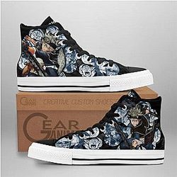 Black Clover Converse - Asta High Top Shoes | Anime Converse AG0512