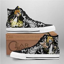 My Hero Academia Converse - Denki Kaminari High Top Shoes | Anime Converse AG0512