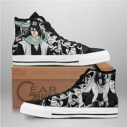 Bleach Converse - Byakuya Kuchiki High Top Shoes | Anime Converse AG0512