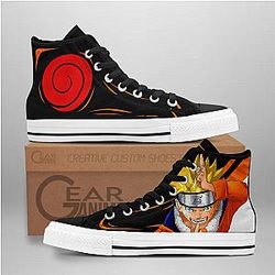 Naruto Converse - Uzumaki High Top Shoes Gift Idea | Anime Converse AG0512