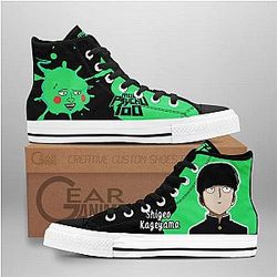 Mob Psycho 100 Converse - Shigeo Kageyama High Top Shoes | Anime Converse AG0512