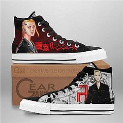 Tokyo Revengers Converse - Ken Ryuguji High Top Shoes | Anime Converse AG0512