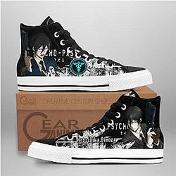 Psycho-Pass Converse - Nobuchika Ginoza High Top Shoes | Anime Converse AG0512