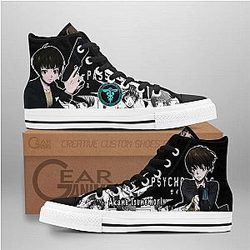 Psycho-Pass Converse - Akane Tsunemori High Top Shoes | Anime Converse AG0512