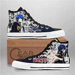 Fairy Tail Converse - Jellal Fernandes High Top Shoes | Anime Converse AG0512