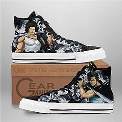 Black Clover Converse - Yami Sukehiro High Top Shoes | Anime Converse AG0512