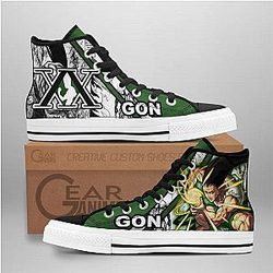 Hunter x Hunter Converse - Gon Adult High Top Shoes | Anime Converse AG0512
