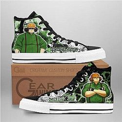 Steins Gate Converse - Hashida Itaru High Top Shoes | Anime Converse AG0512