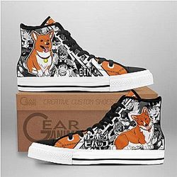 Cowboy Bebop Converse - Ein High Top Shoes | Anime Converse AG0512