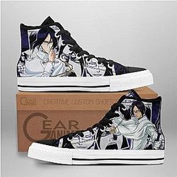 Bleach Converse - Ishida Uryu High Top Shoes | Anime Converse AG0512