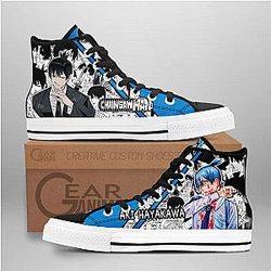 Chainsaw Man Converse - Aki Hayakawa High Top Shoes | Anime Converse AG0512