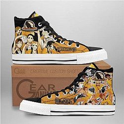 Haikyuu Converse - Johzenji High Top Shoes | Anime Converse AG0512