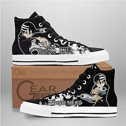Death Note Converse - Death the Kid High Top Shoes | Anime Converse AG0512