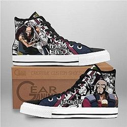 Cowboy Bebop Converse - Black Jet High Top Shoes | Anime Converse AG0512