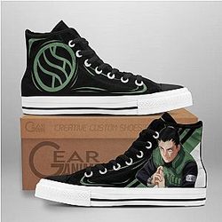 Naruto Converse - Shikamaru Nara High Top Shoes | Anime Converse AG0512