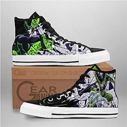 Dragon Ball Converse - Perfect Cell High Top Shoes | Anime Converse AG0512
