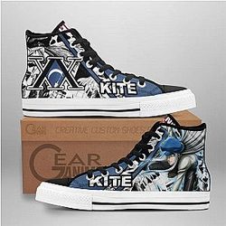 Hunter x Hunter Converse - Kite Kaito High Top Shoes | Anime Converse AG0512