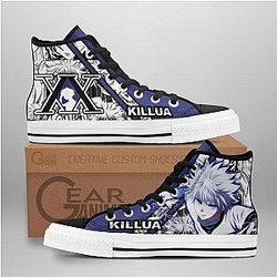 Hunter x Hunter Converse - Killua Zoldyck High Top Shoes | Anime Converse AG0512