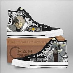 Soul Eater Converse - Stein Franken Academy High Top Shoes | Anime Converse AG0512