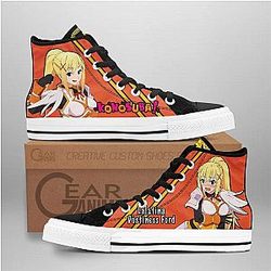 KonoSuba Converse - Lalatina Dustiness Ford Darkness High Top Shoes | Anime Converse AG0512