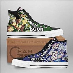 Hunter x Hunter Converse - Gon and Killua High Top Shoes | Anime Converse AG0512