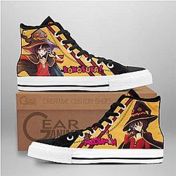 KonoSuba Converse - Megumin High Top Shoes | Anime Converse AG0512