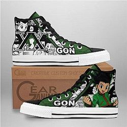 Hunter x Hunter Converse - Gon Freecss High Top Shoes | Anime Converse AG0512