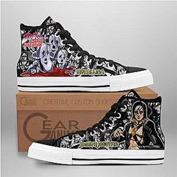 Jojo's Birraze Adventure Converse - Risotto Nero High Top Shoes | Anime Converse AG0512