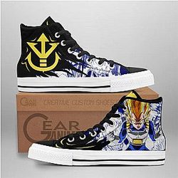 Dragon Ball Converse - Vegeta Saiyan High Top Shoes | Anime Converse AG0512