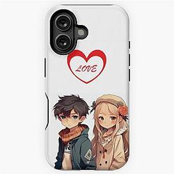 Anime Couple iPhone Tough Case