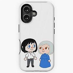 Anime couples: Howl and Sophie iPhone Tough Case