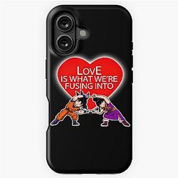 Love Fusion Super Saiyan Anime Manga Matching Shirt For Couples iPhone Tough Case