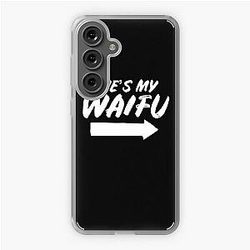 Mens Matching Couples Anime Boyfriend Shes My Waifu Shirt Samsung Galaxy Soft Case