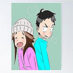 anime style drawing of couples Poster