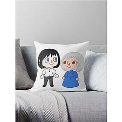 Anime couples: Howl and Sophie Throw Pillow