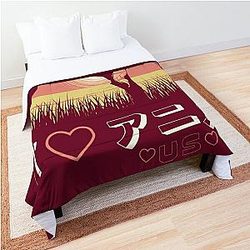 I love us Anime style Couple Comforter