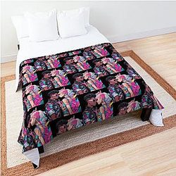 Anime Interracial Love Comforter