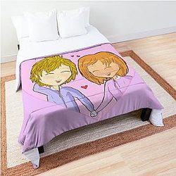 Anime couple  Comforter