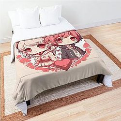 anime valentine  Show Your Love for Your Favorite Characters Comforter