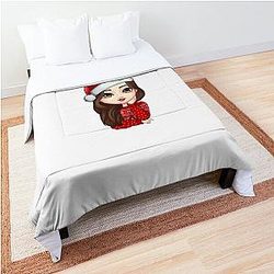 Personalised Anime Style Character - Christmas Version Comforter