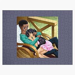 AFRO-ANIME illustration Interracial cupid   Jigsaw Puzzle