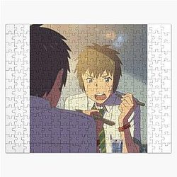 your name anime design for couples Jigsaw Puzzle