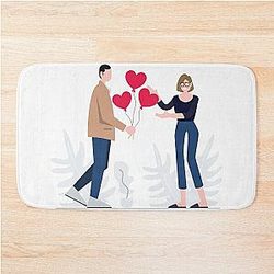 Valentine's couples  Bath Mat